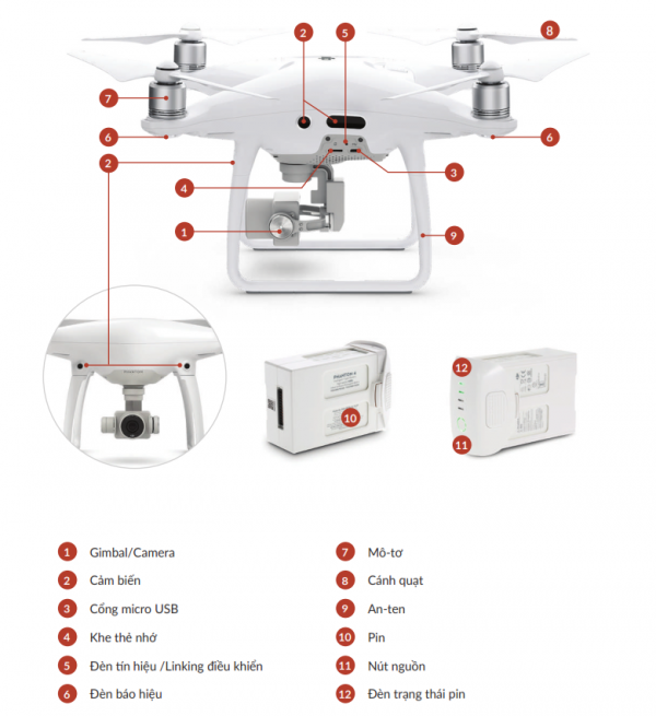 Flycam DJI Phantom 4 Pro V2.0